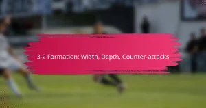 3-2 Formation: Width, Depth, Counter-attacks
